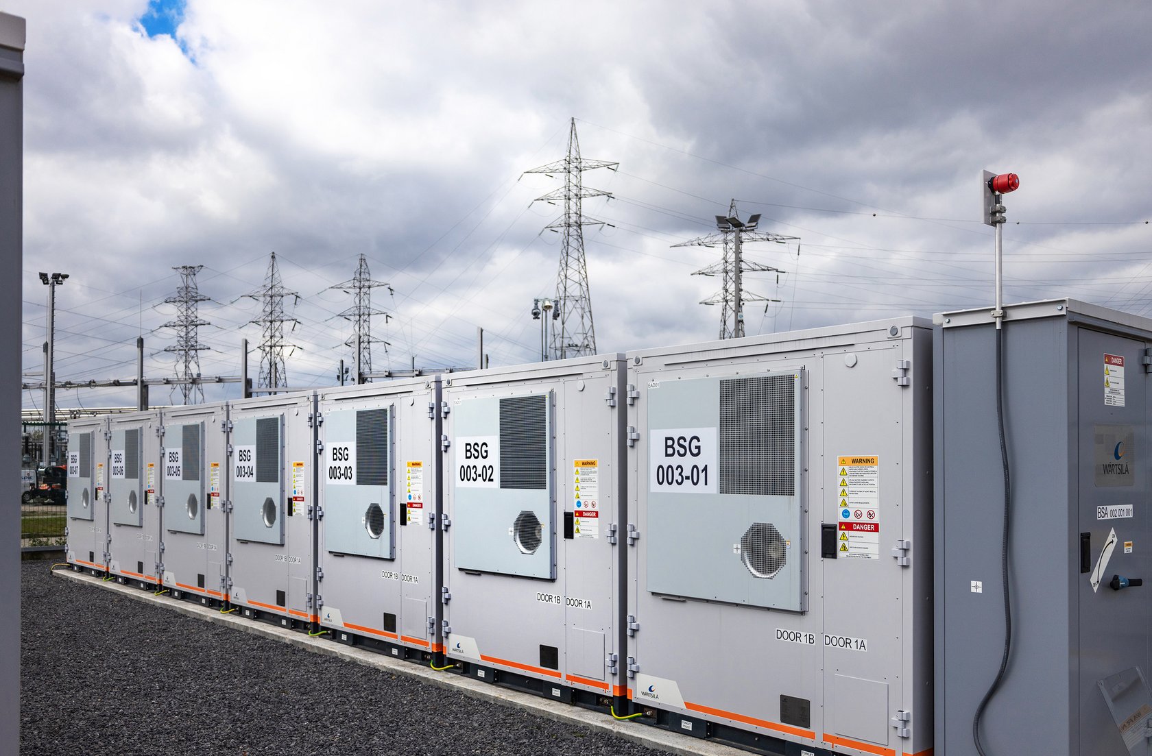Batteriespeicheranlage in Belgien