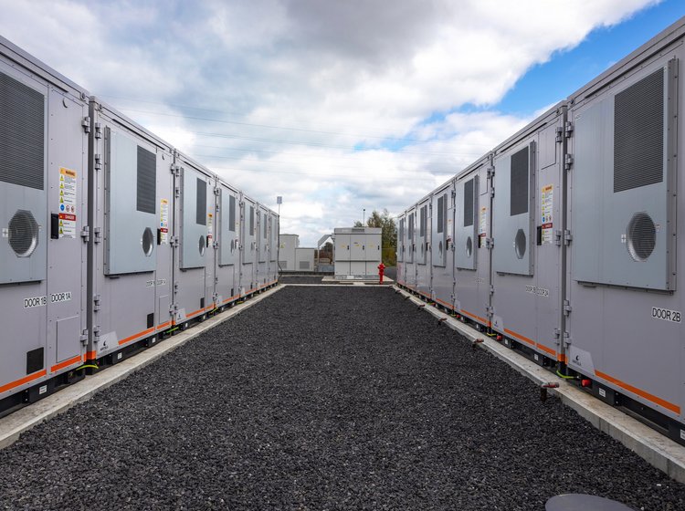 Anlage Batteriespeicher in Belgien