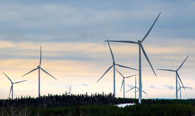 Windräder zum Erzeugen von Windenergie