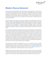 Modern Slavery Statement