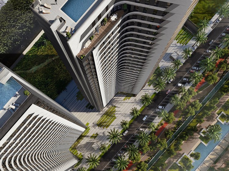 birds eye view of residential real estate for investments