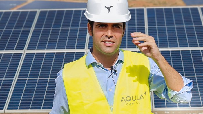 Ignacio Rios an Solarpark LaCabrita