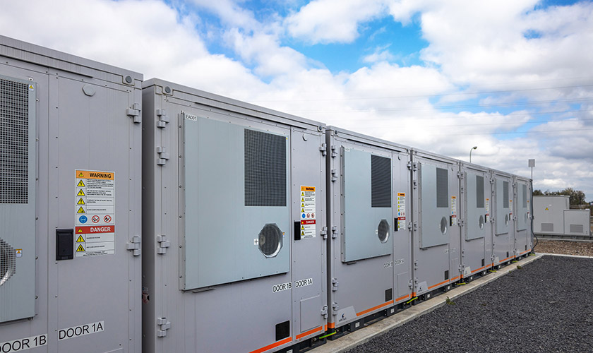 Batteriespeichersysteme Anlage