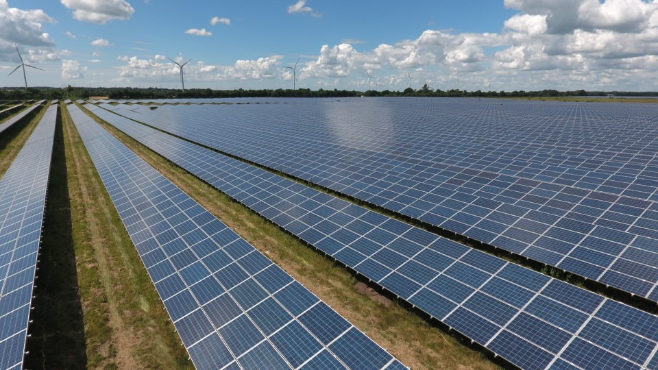 Photovoltaik Solaranlage von Aquila Capital